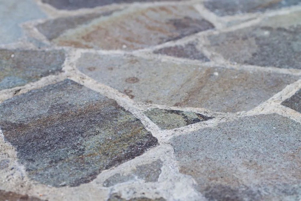 Gray flagstone