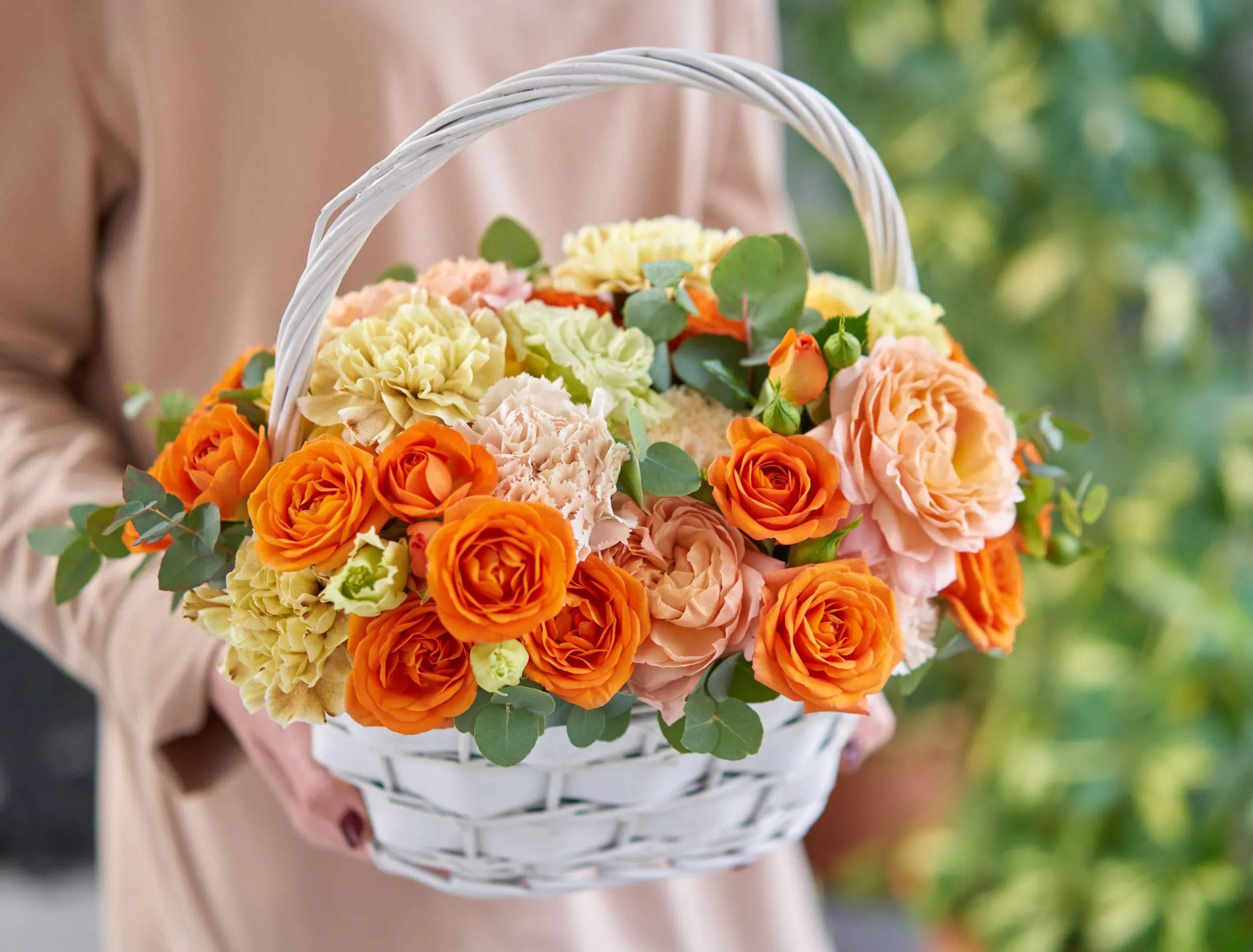 spring flower arrangement
