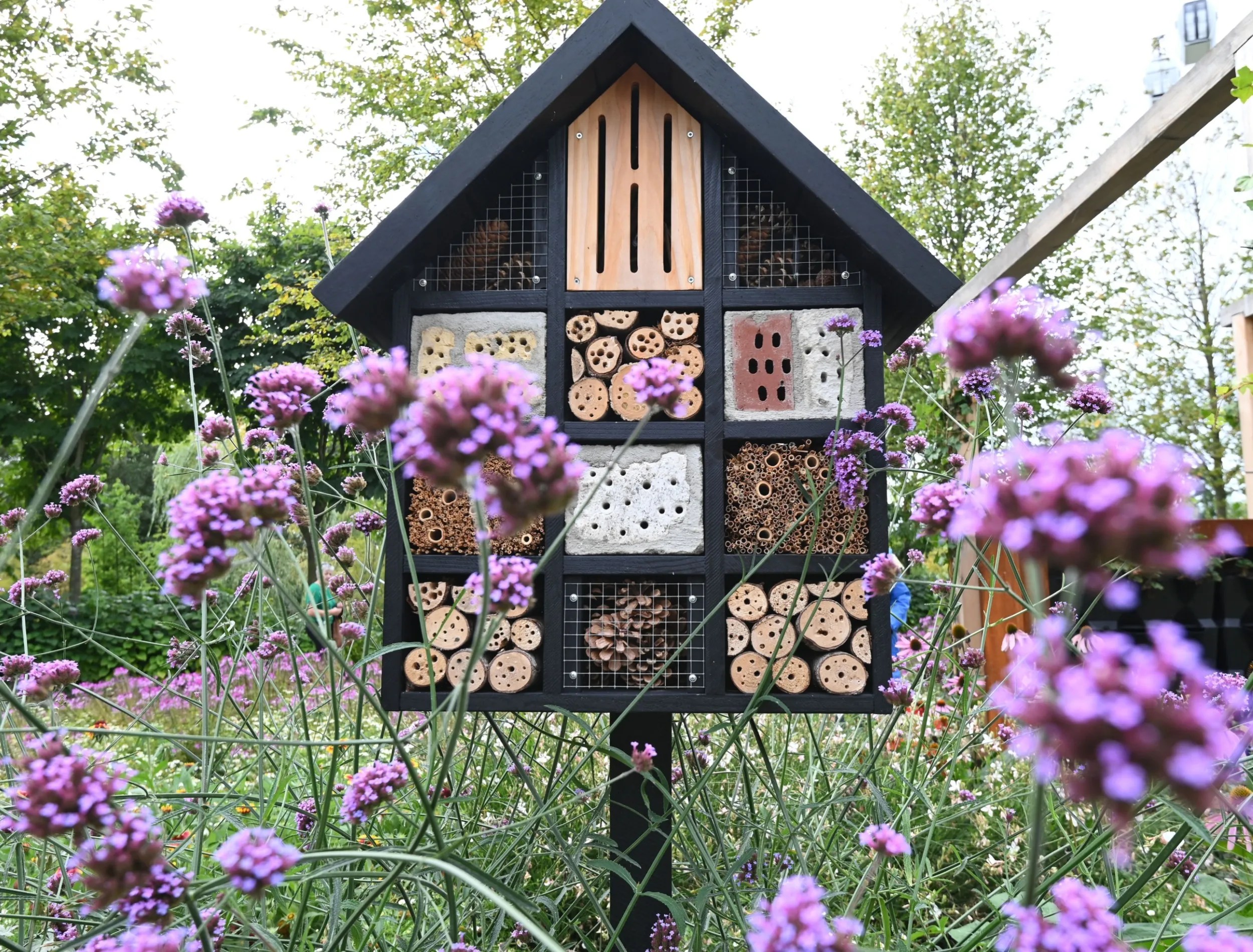 Bug hotel created for multiple different insects
