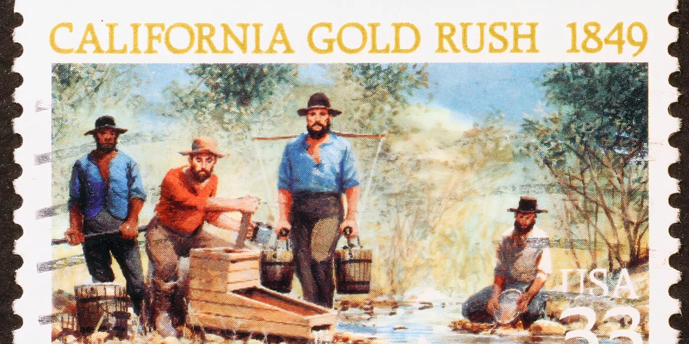 Gold Rush stamp