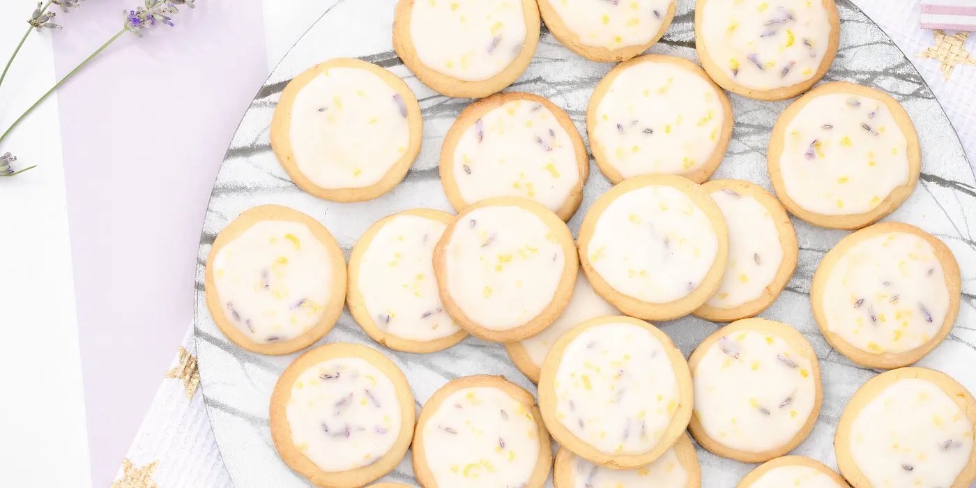 Lavender cookies