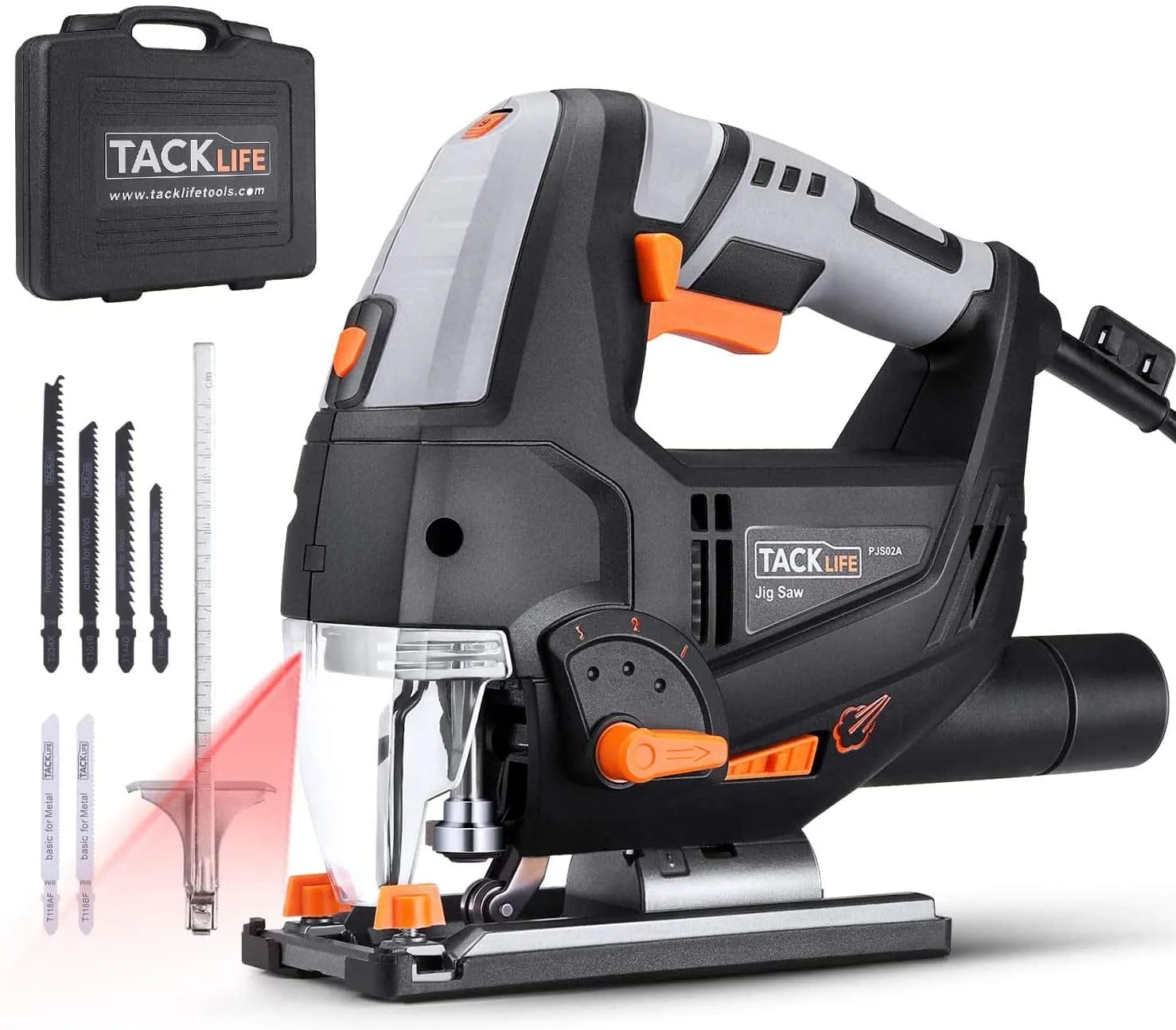TACKLIFE Advanced 6.7 Amp Jigsaw with Laser &amp; LED - $$title$$