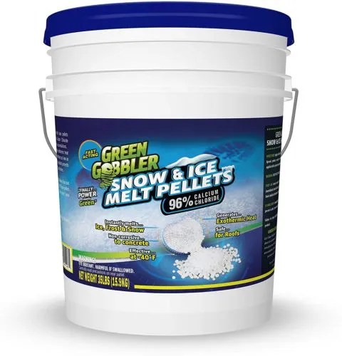 Green Gobbler 96% Pure Calcium Chloride Snow &amp; Ice Melt Pellets - $$title$$