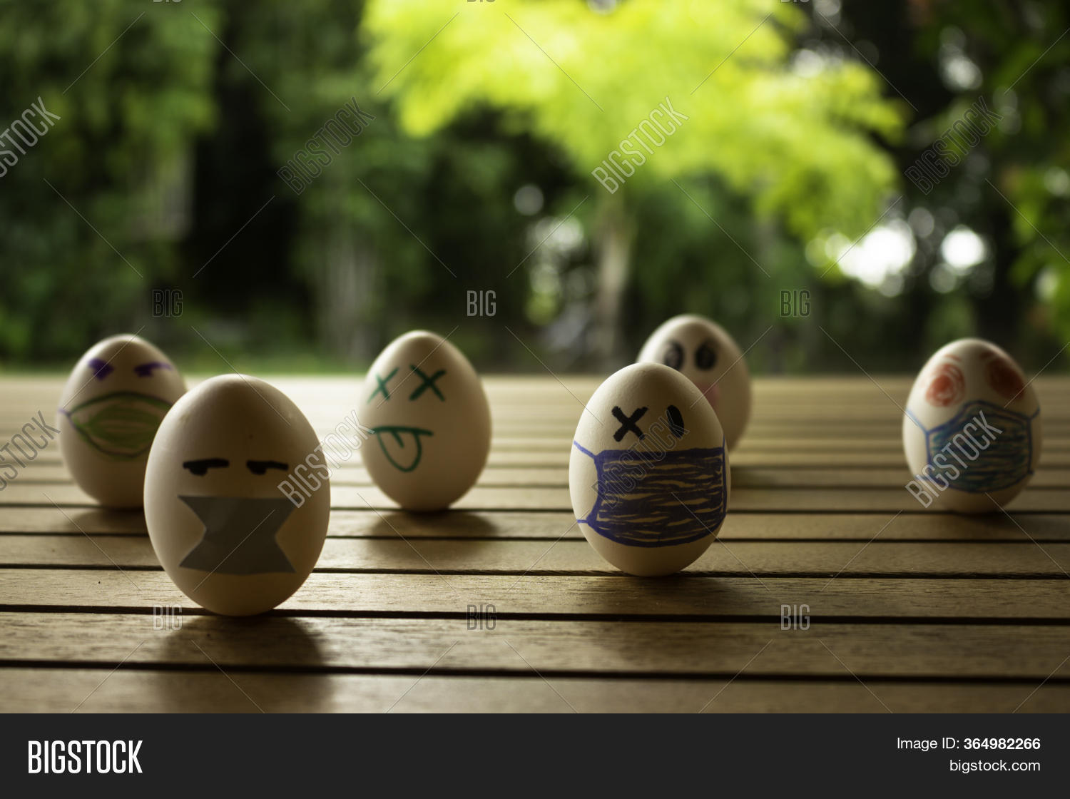Funny Eggs Human Faces Image & Photo (Free Trial) Bigstock