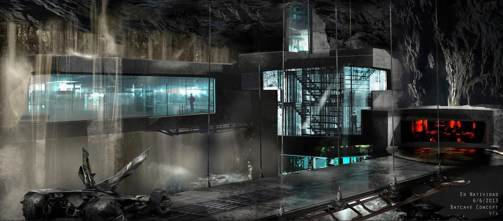 Step Into the Batcave With This Batman V Superman Concept Art