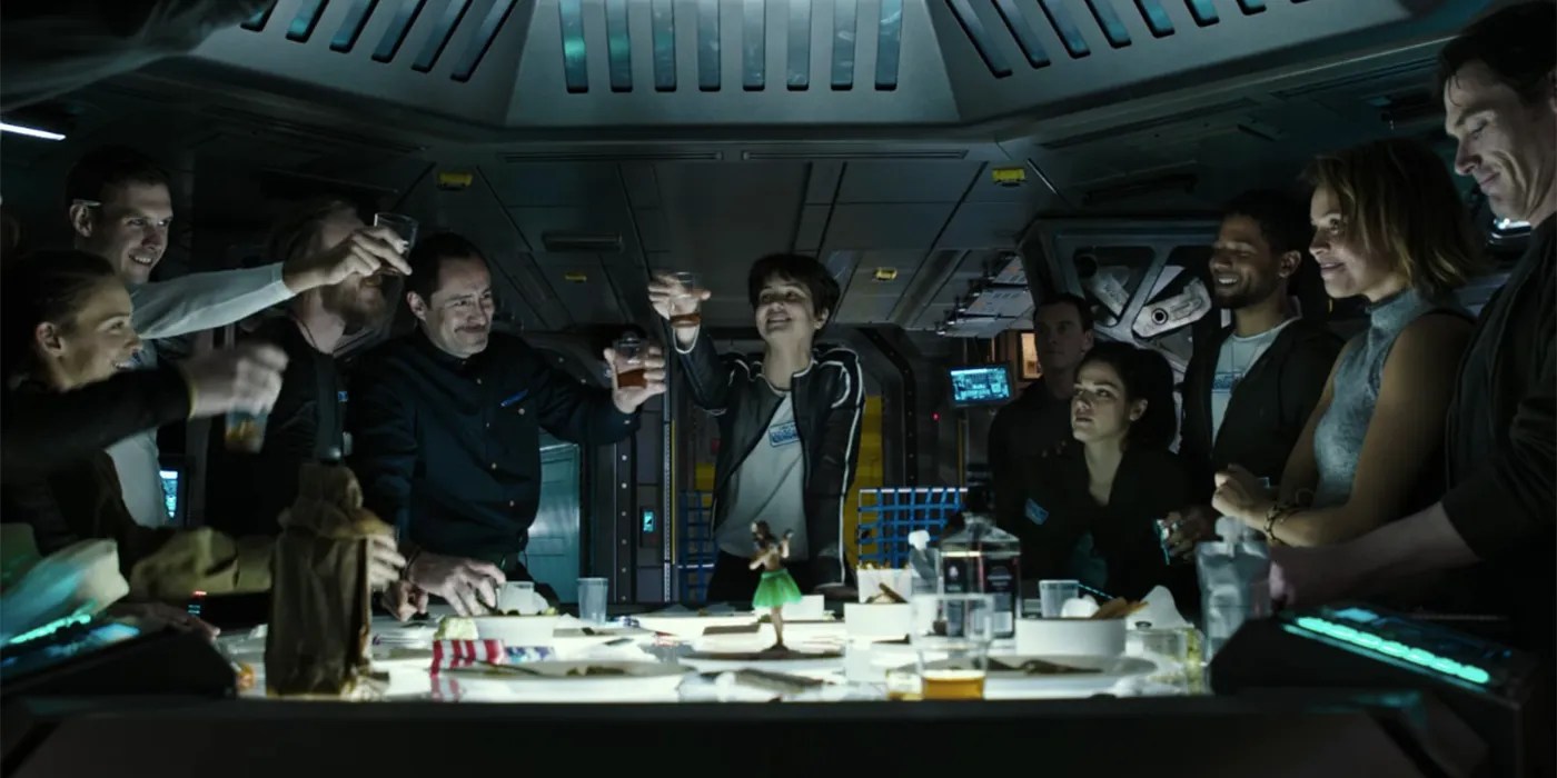Alien Covenant Drops Ominous, FullLength 'Last Supper' Scene