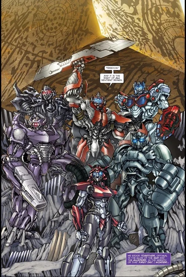 Transformers Movie Comics Better than Bay's Films