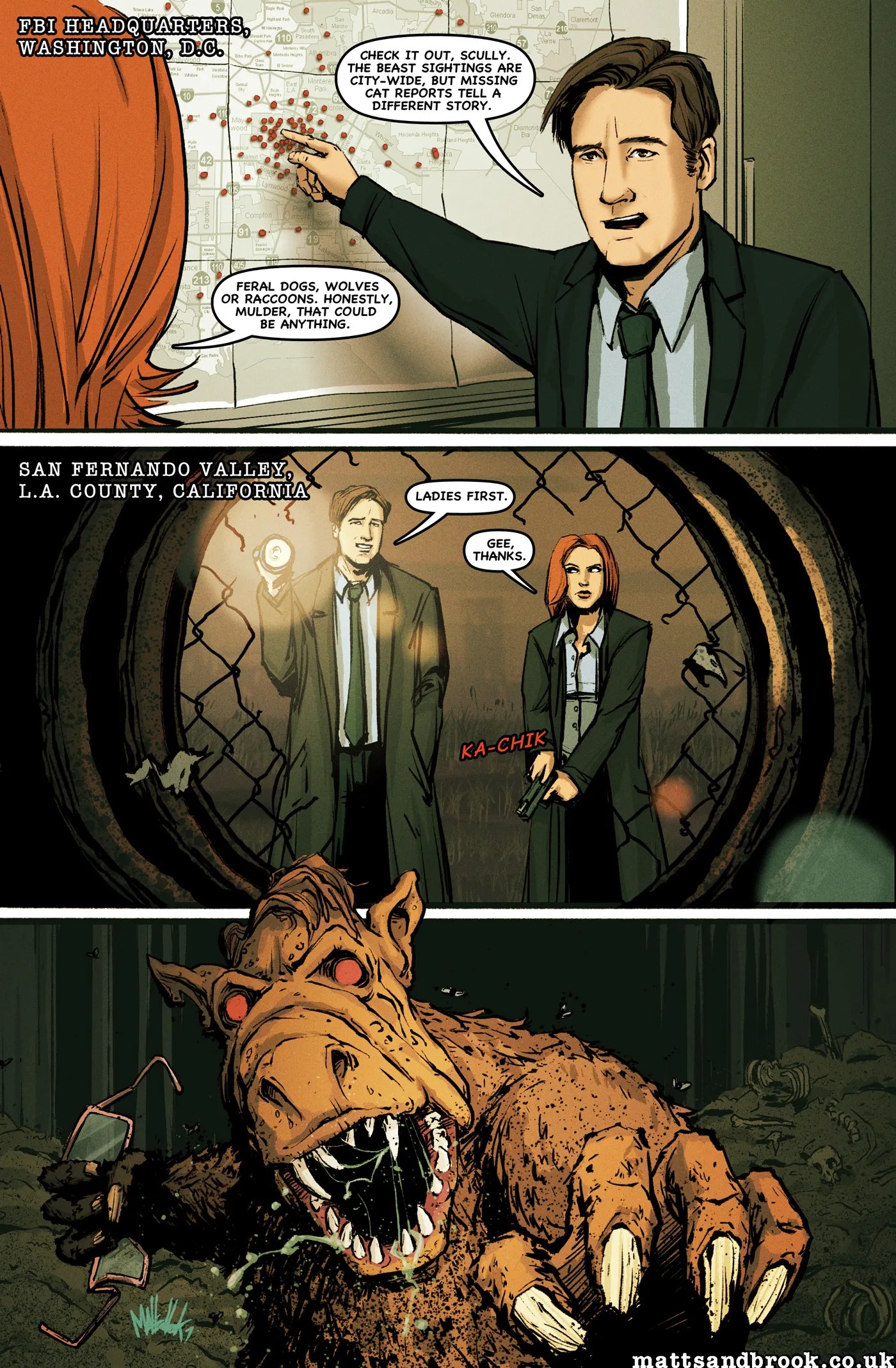 The XFiles Crossover With Comic Book Characters