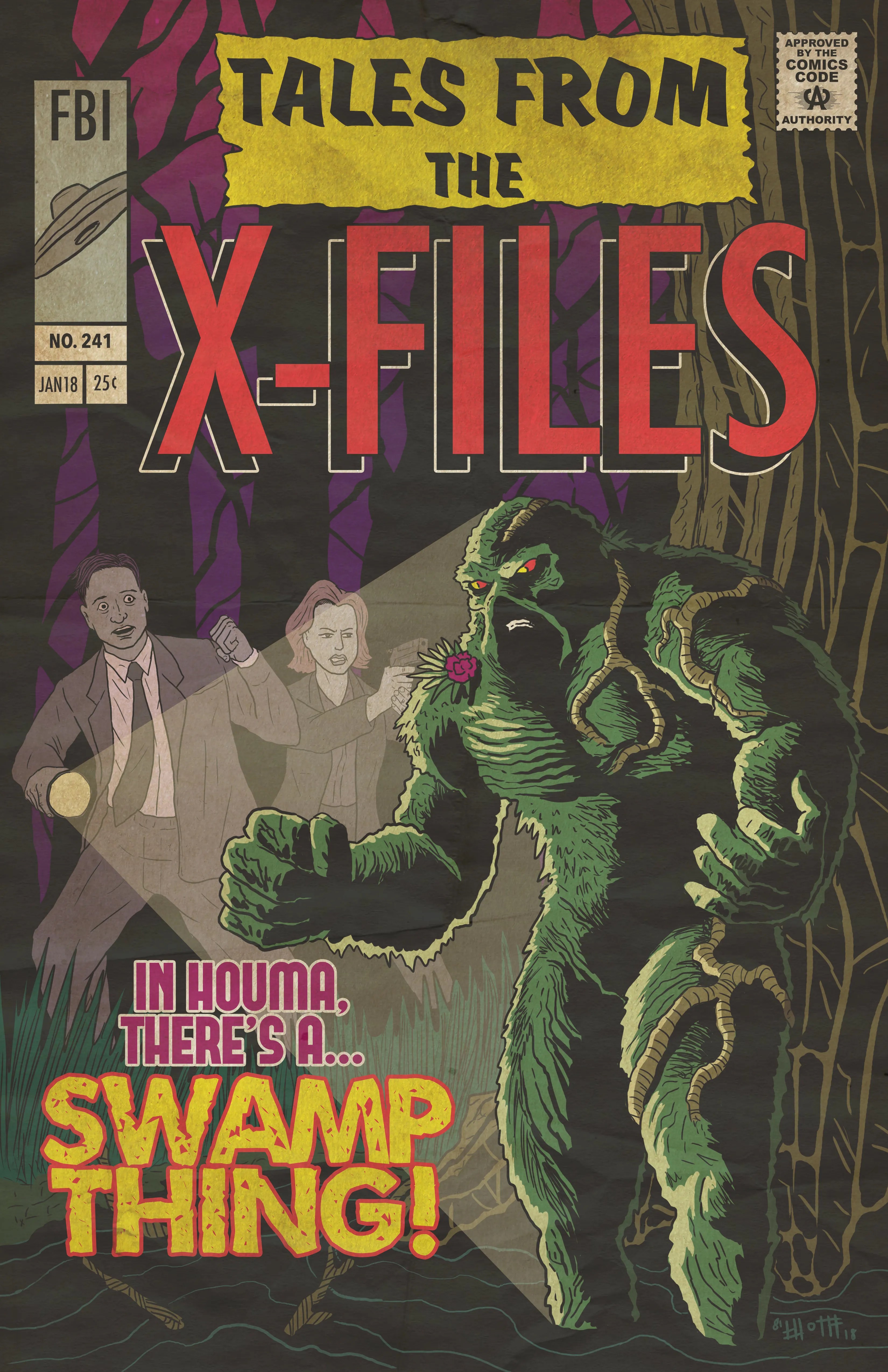 The XFiles Crossover With Comic Book Characters