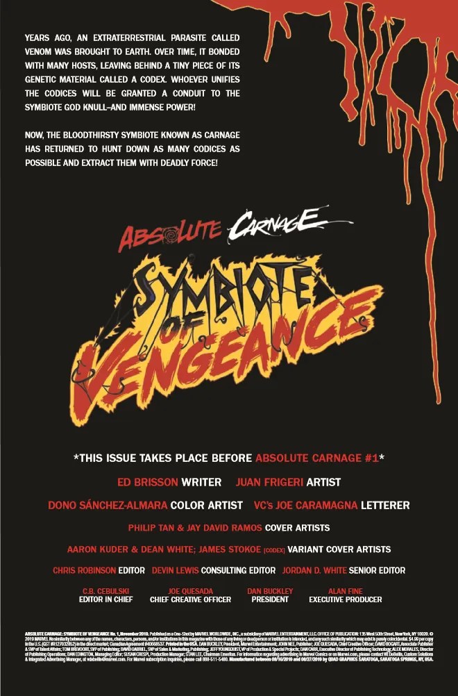 EXCLUSIVE Absolute Carnage Spirit of Vengeance 1