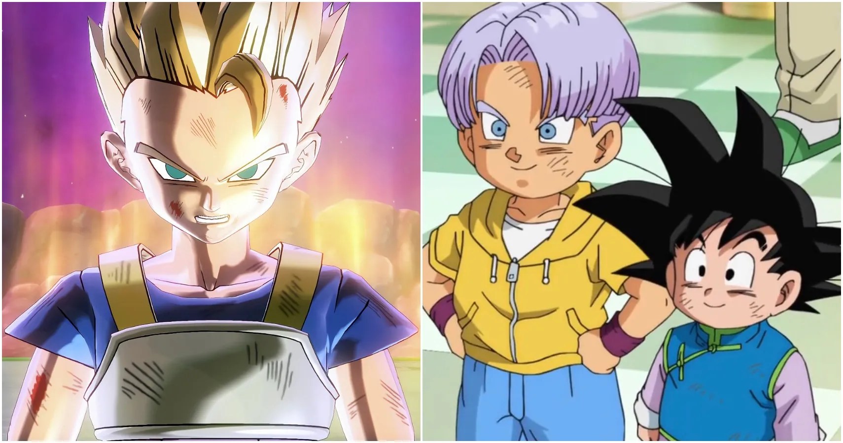 Dragon Ball Z The True Reason Goten and Trunks Were Born Without Saiyan Tails