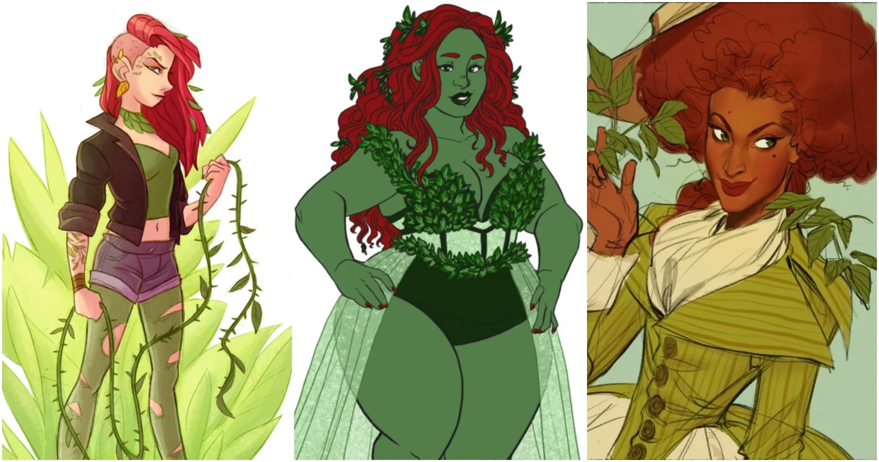 10 Poison Ivy Fan Art Redesigns That All DC Fans Need To See