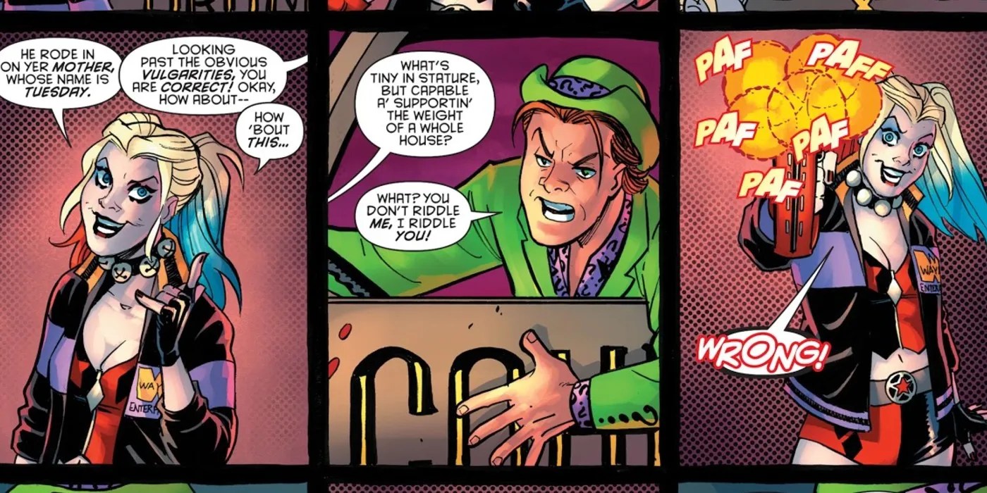 Harley Quinn Just OutRiddled the Riddler