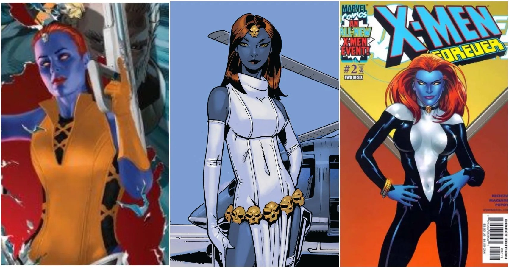 XMen Every Mystique Costume, Ranked