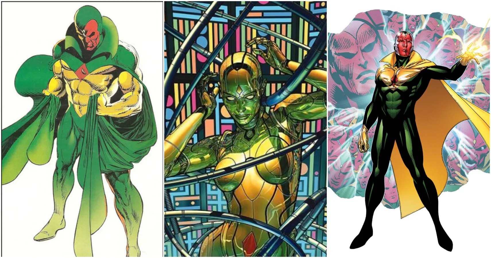 Wandavision Every Version Of The Vision, Ranked