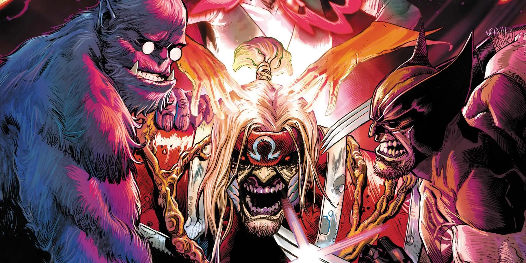 XMen Omega Red Set XForce & Krakoa's Five on a DANGEROUS Collision