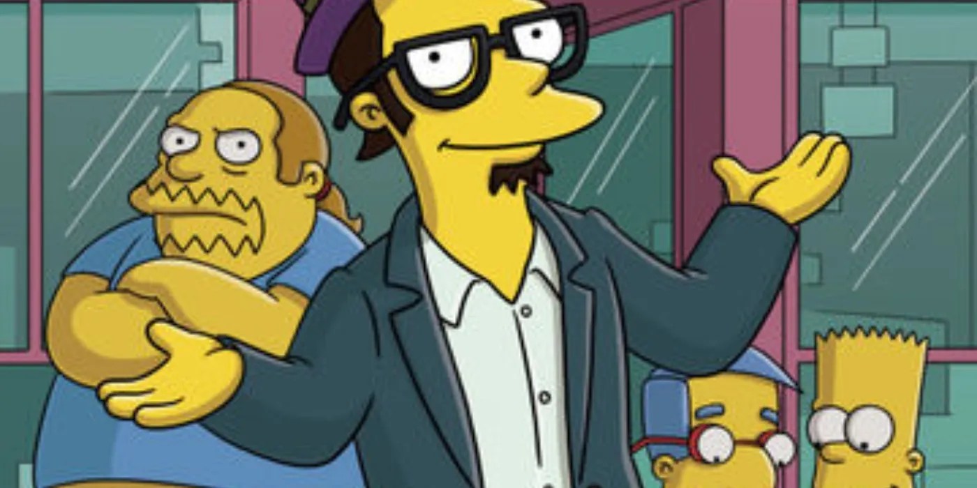 The Simpsons How The Show Introduced Comic Book Guy's Rival
