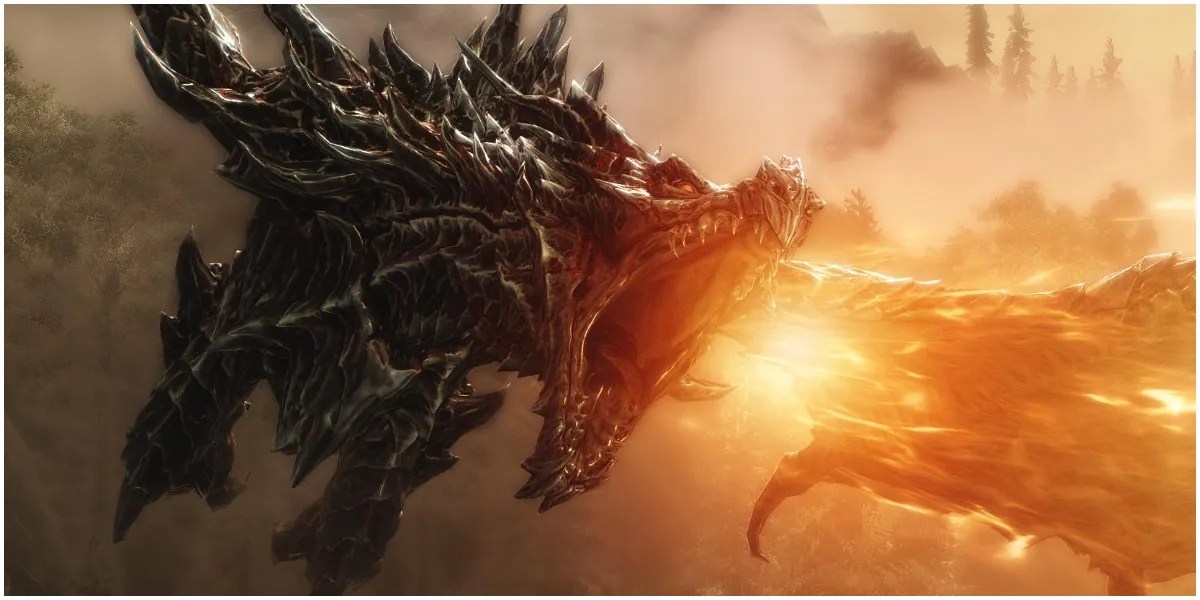 10 Strongest Dragons In Skyrim, Ranked