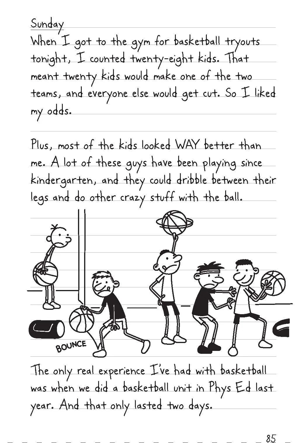 Diary of a Wimpy Kid Big Shot Excerpt Greg's Basketball Tryout