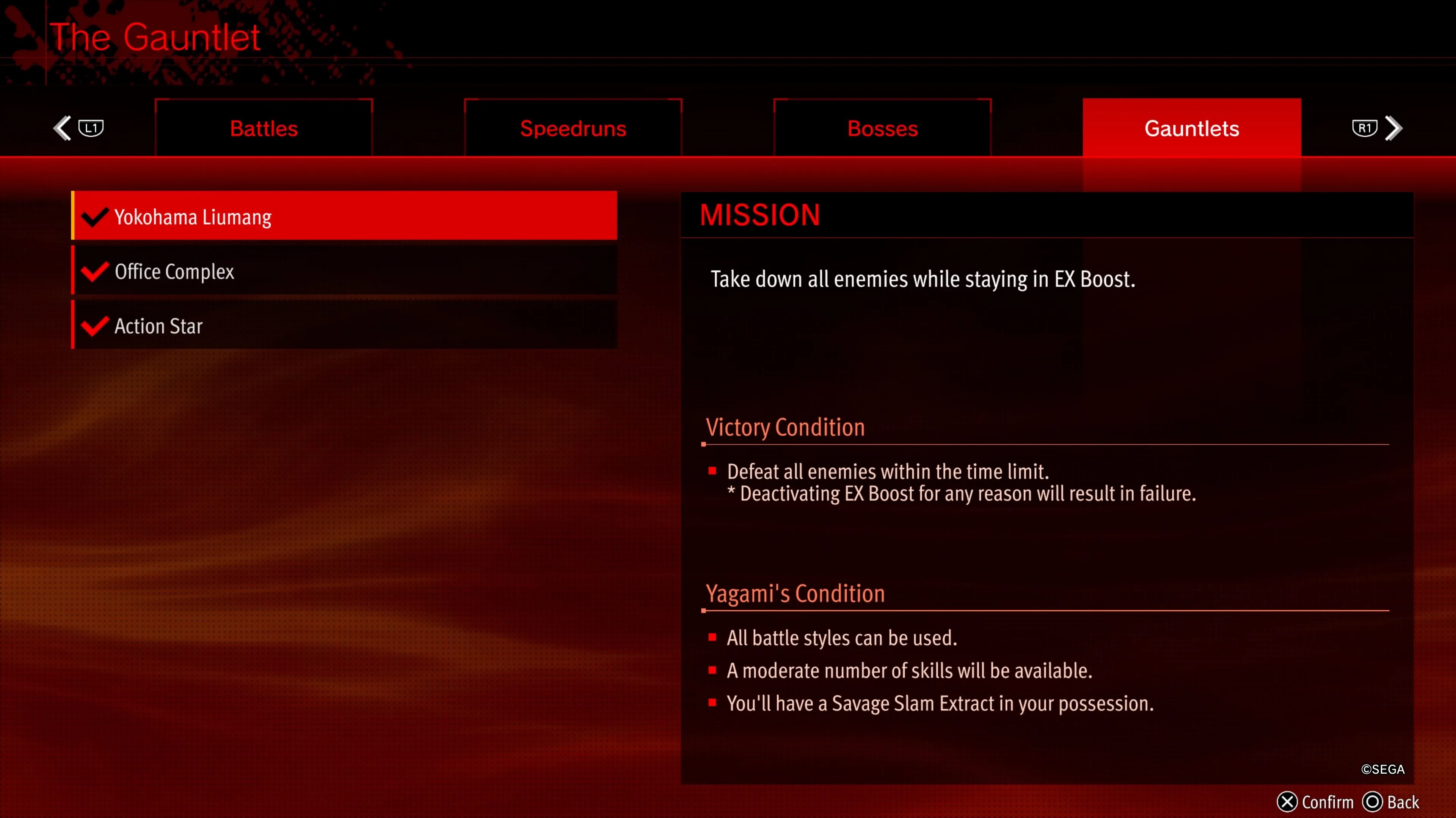 Lost Judgment Gauntlet Guide & Rewards