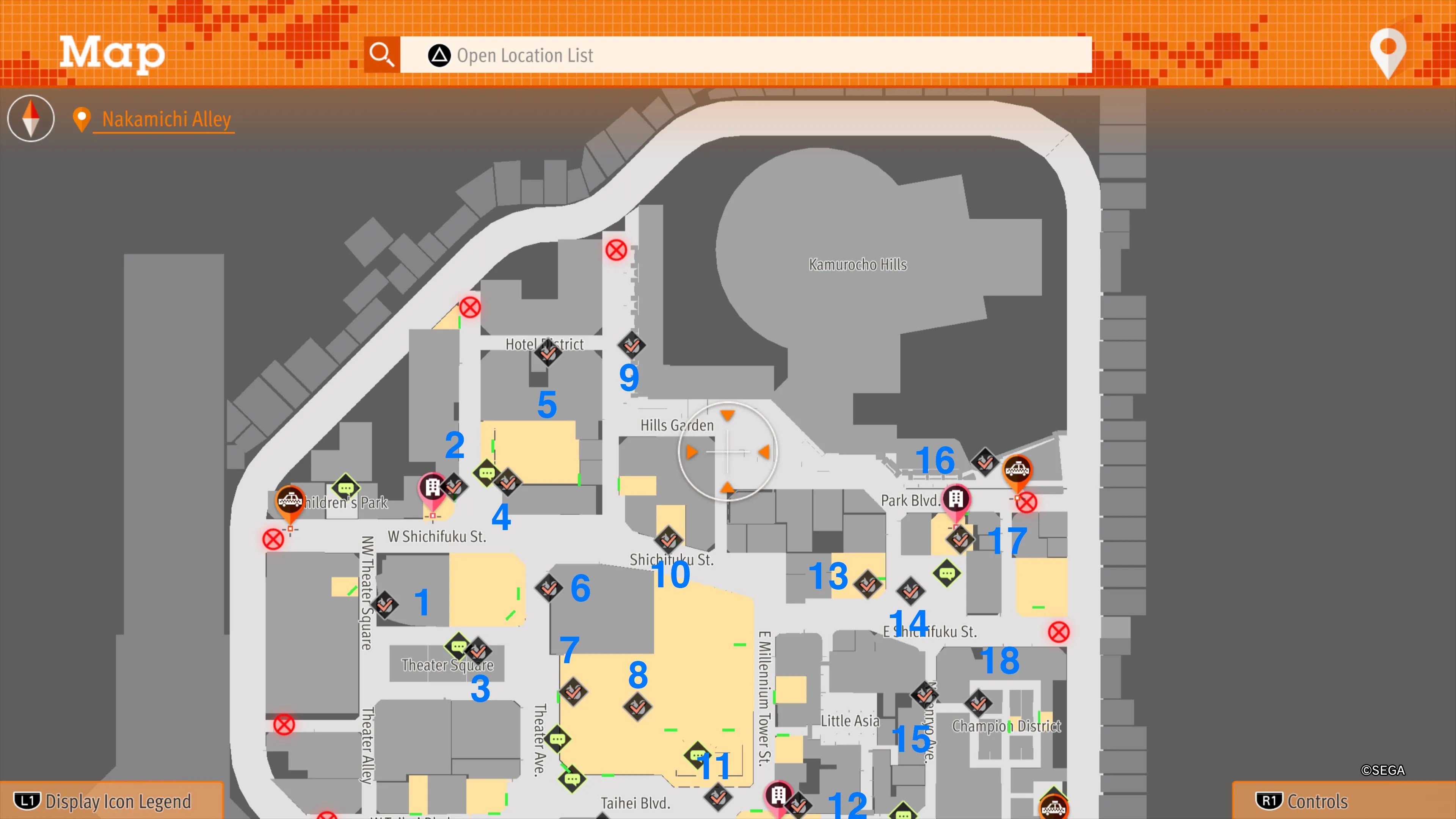 Lost Judgment Where to Find All the Squirrel Graffiti