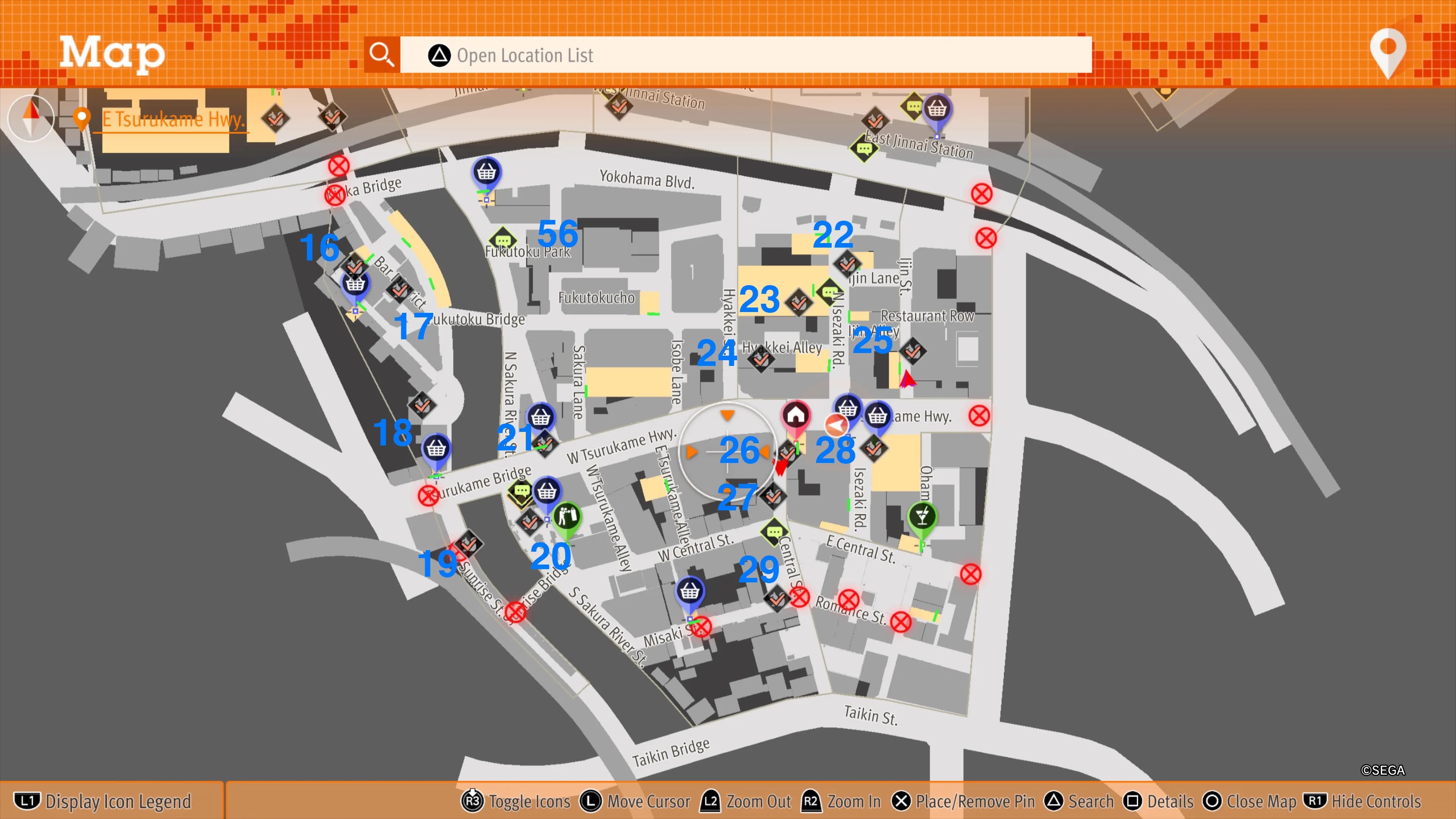 Lost Judgment Where to Find All the Squirrel Graffiti