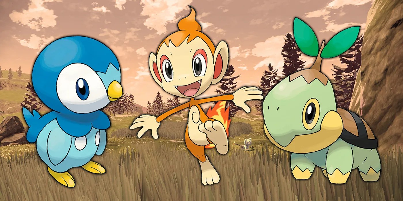 Sinnoh Region Starter Pokemon