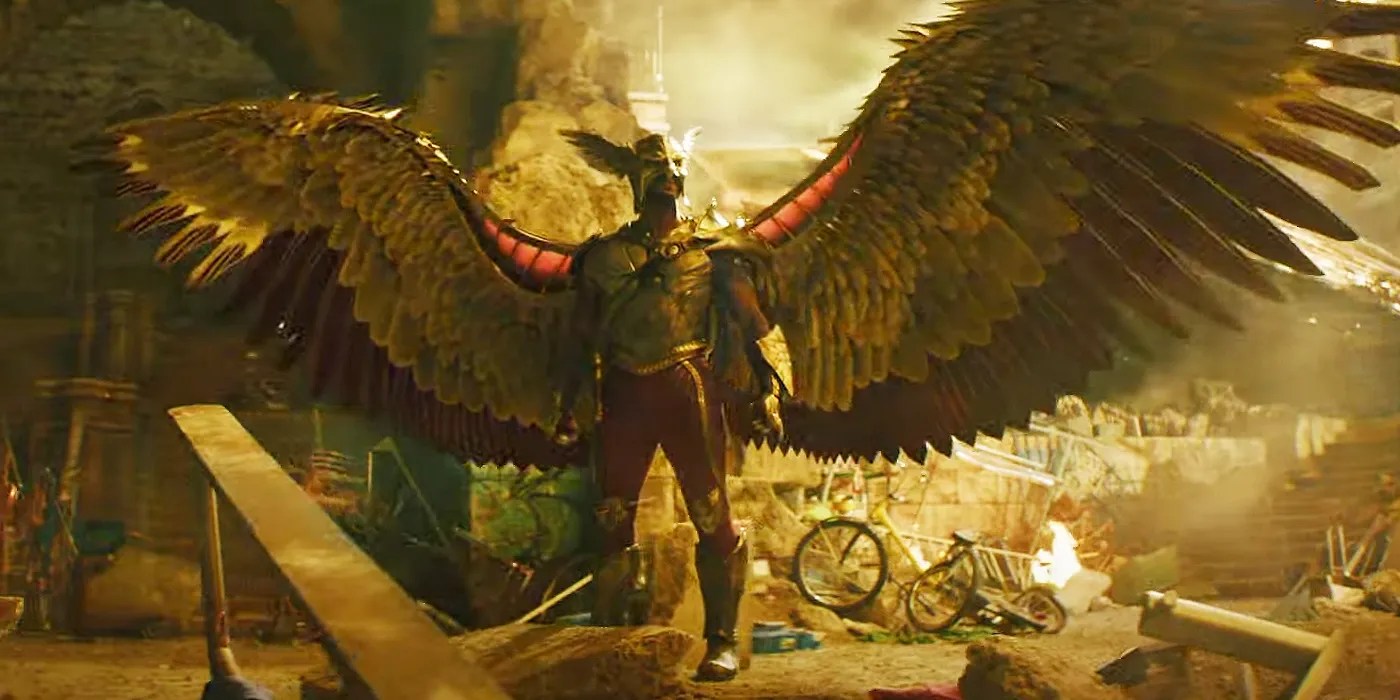 DC Releases First Look at Black Adam's Hawkman, Doctor Fate