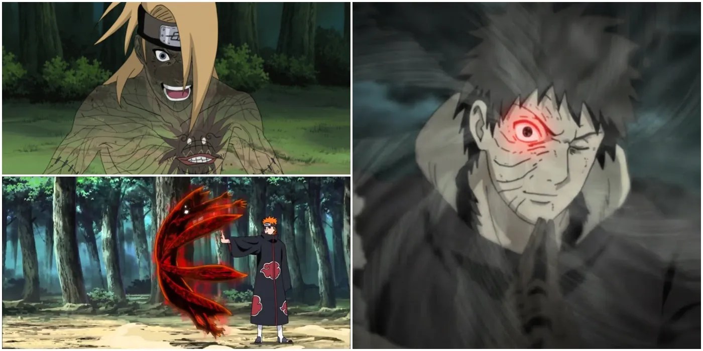 Naruto Every Akatsuki Member's Strongest Justu, Ranked