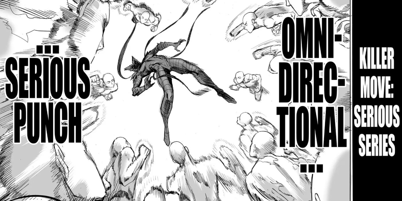OnePunch Man Saitama Unleashes His Biggest Moves Against Garo
