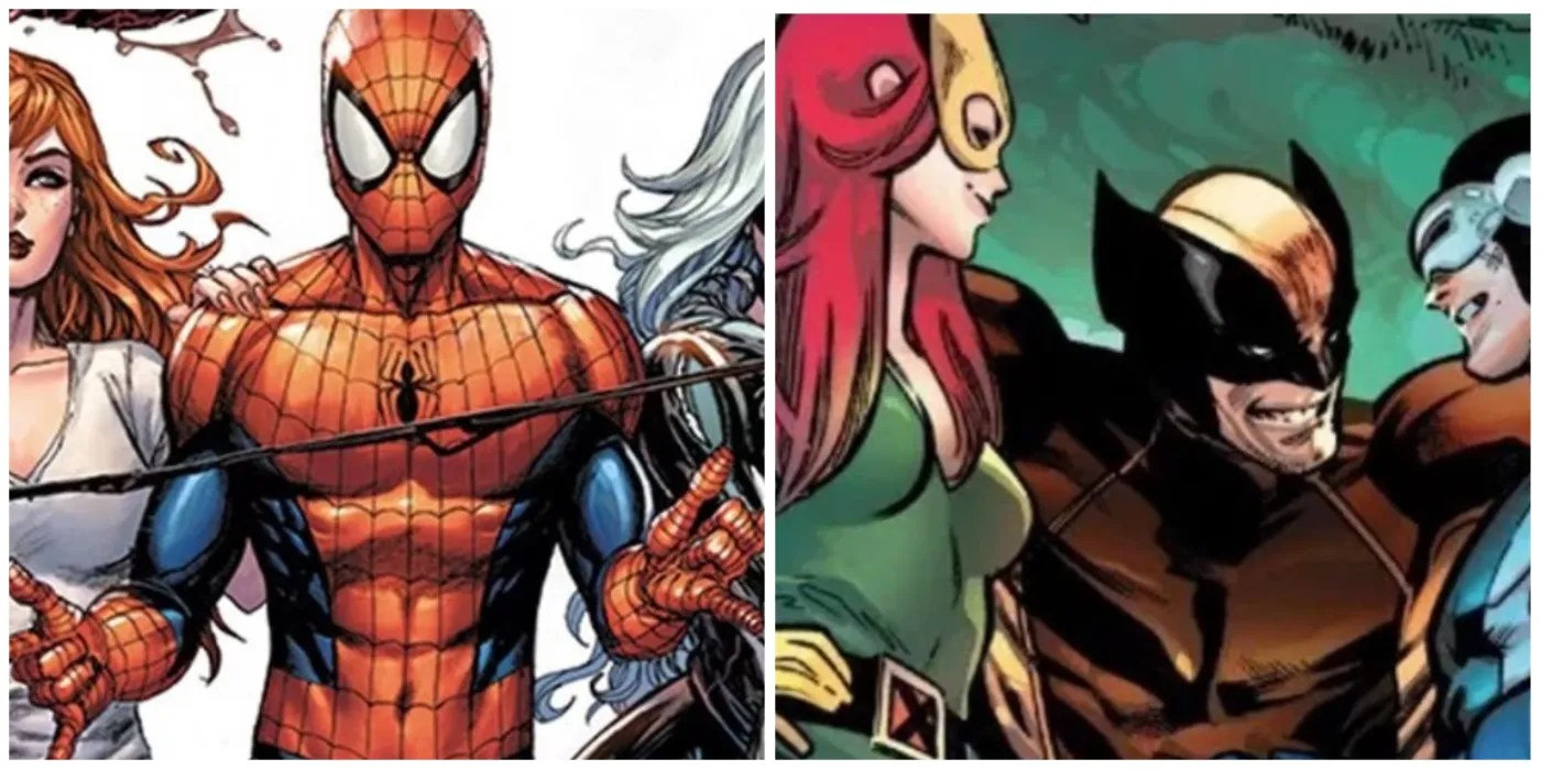 10 Best Love Triangles In Marvel Comics