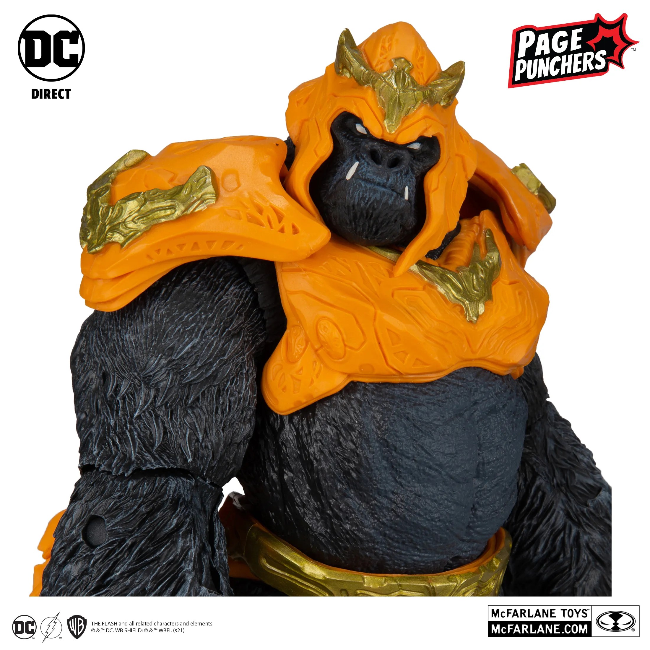 The Flash McFarlane Toys Unveils New Gorilla Grodd Mega Figure