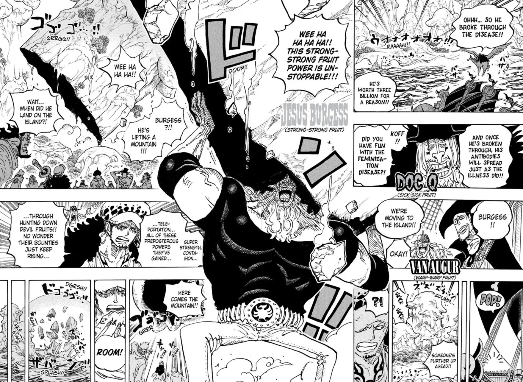 One Piece Jesus Burgess' Super Redundant Devil Fruit