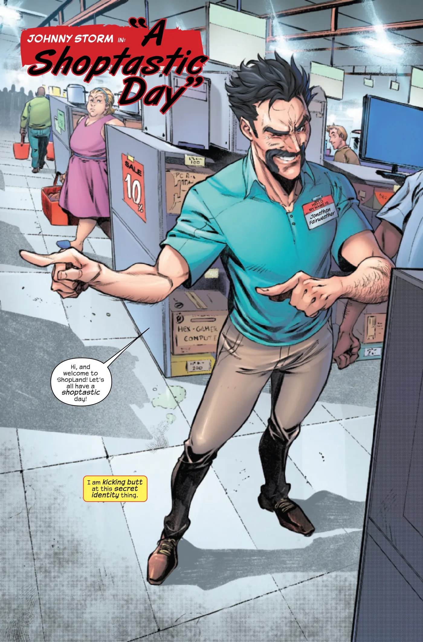 Fantastic Four The Human Torch Has a New Secret Identity