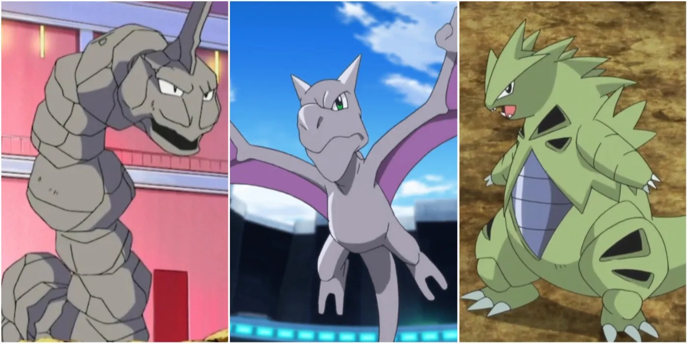 10 Most Iconic RockType Pokémon