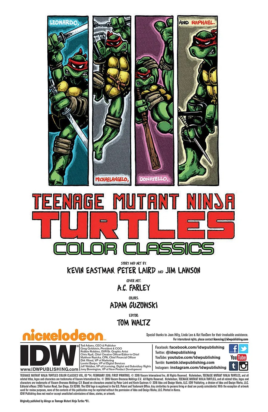 TMNT Color Classics Vol. 3 14