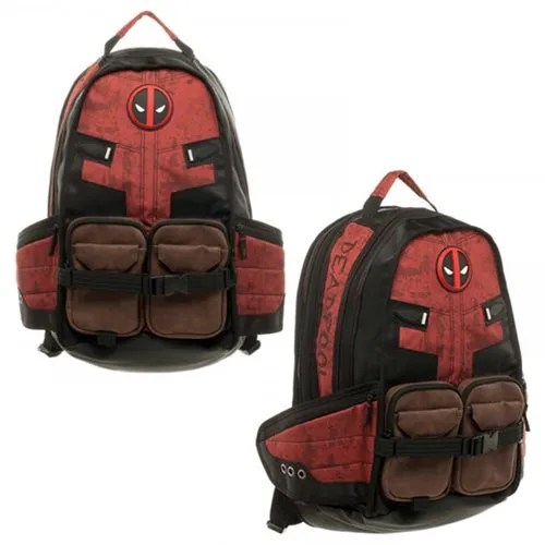 Be your own hero with a Deadpool or Captain America laptop backpack