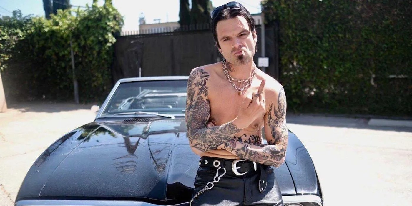 New Pam and Tommy Photos Show Sebastian Stan Behind the Scenes as Tommy Lee