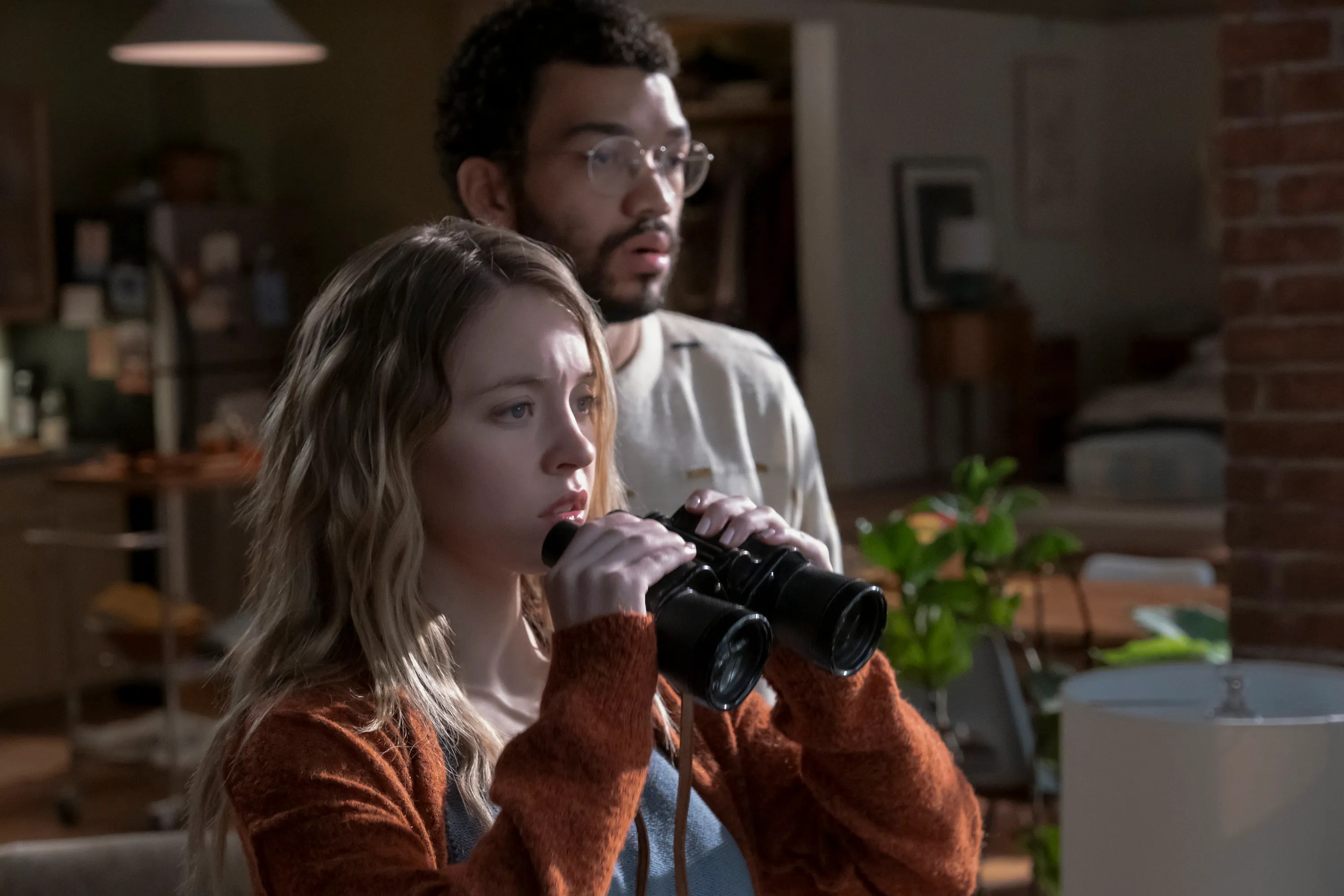 Sydney Sweeney and Justice Smith on The Voyeurs and Filming The