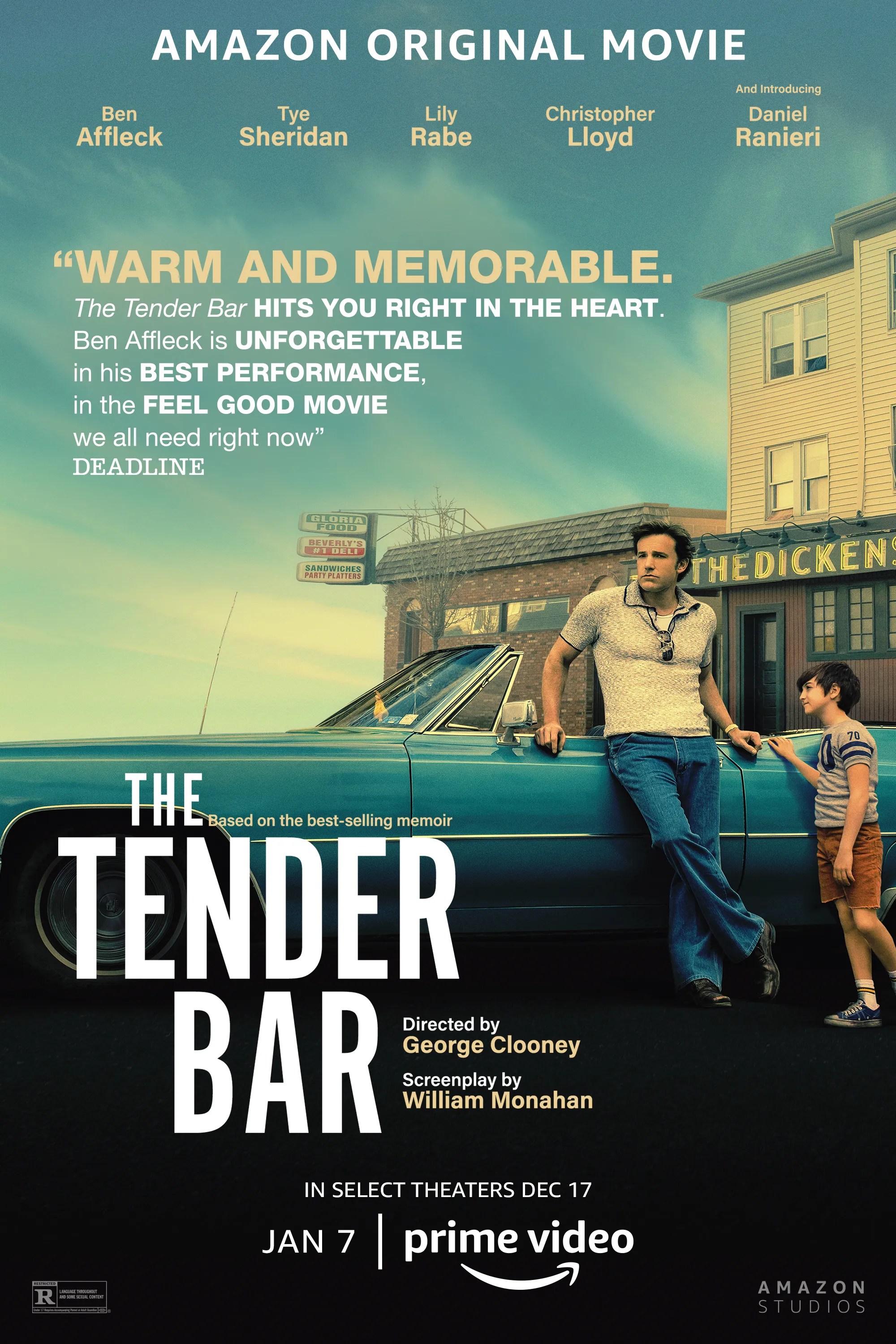 Tender Bar Poster Signals OscarFriendly Plans for Clooney Drama
