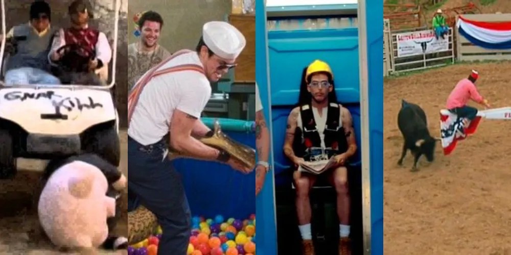 10 Wildest Stunts From the Jackass Movies