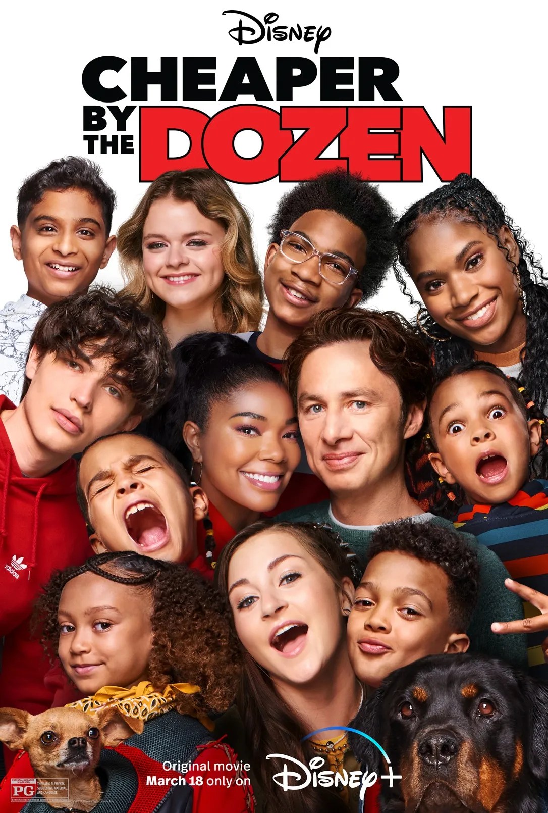 Cheaper By The Dozen Remake Trailer Shows Gabrielle Union, Zach Braff