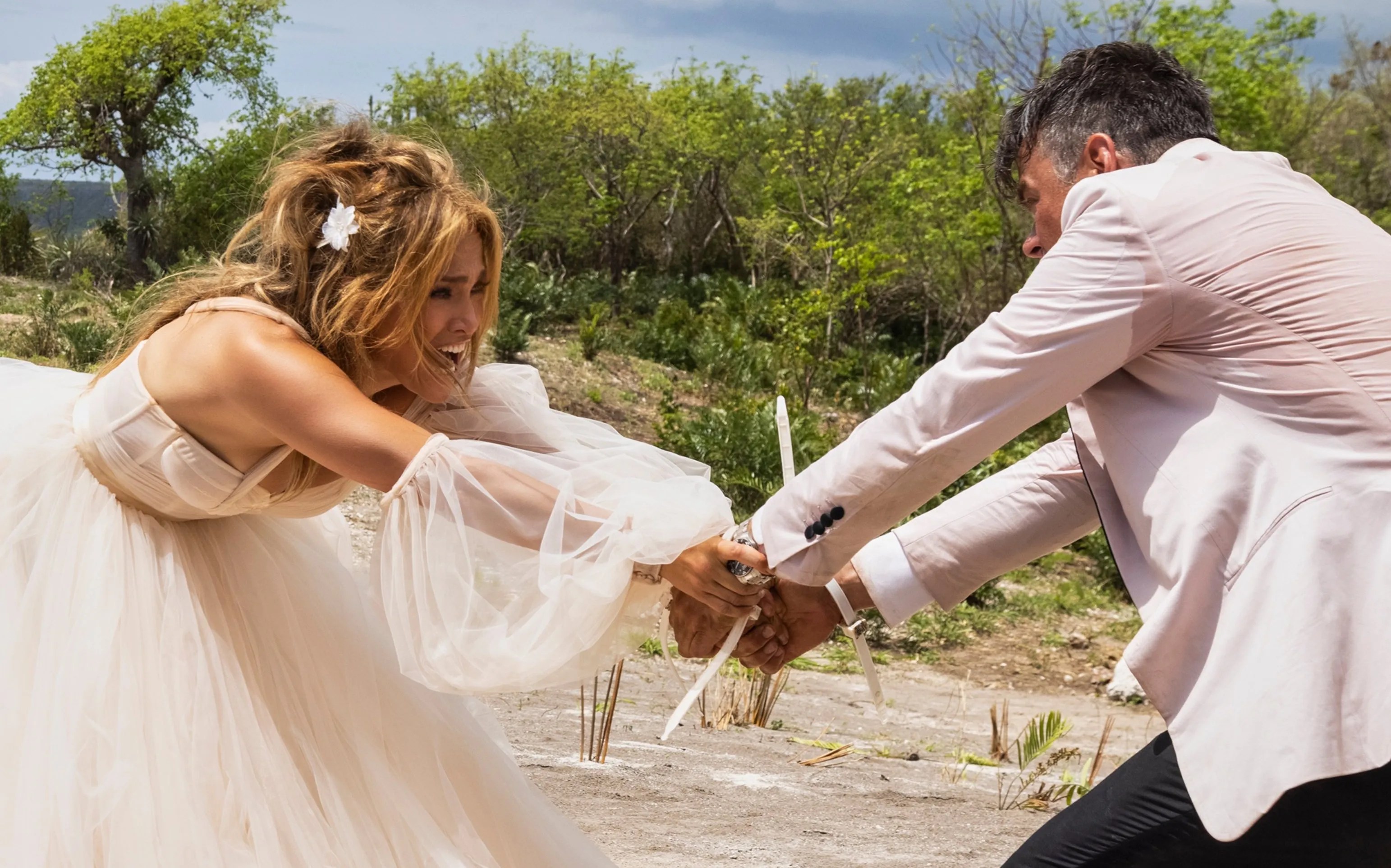 Shotgun Wedding Trailer Jennifer Lopez's Destination Wedding Goes Wrong