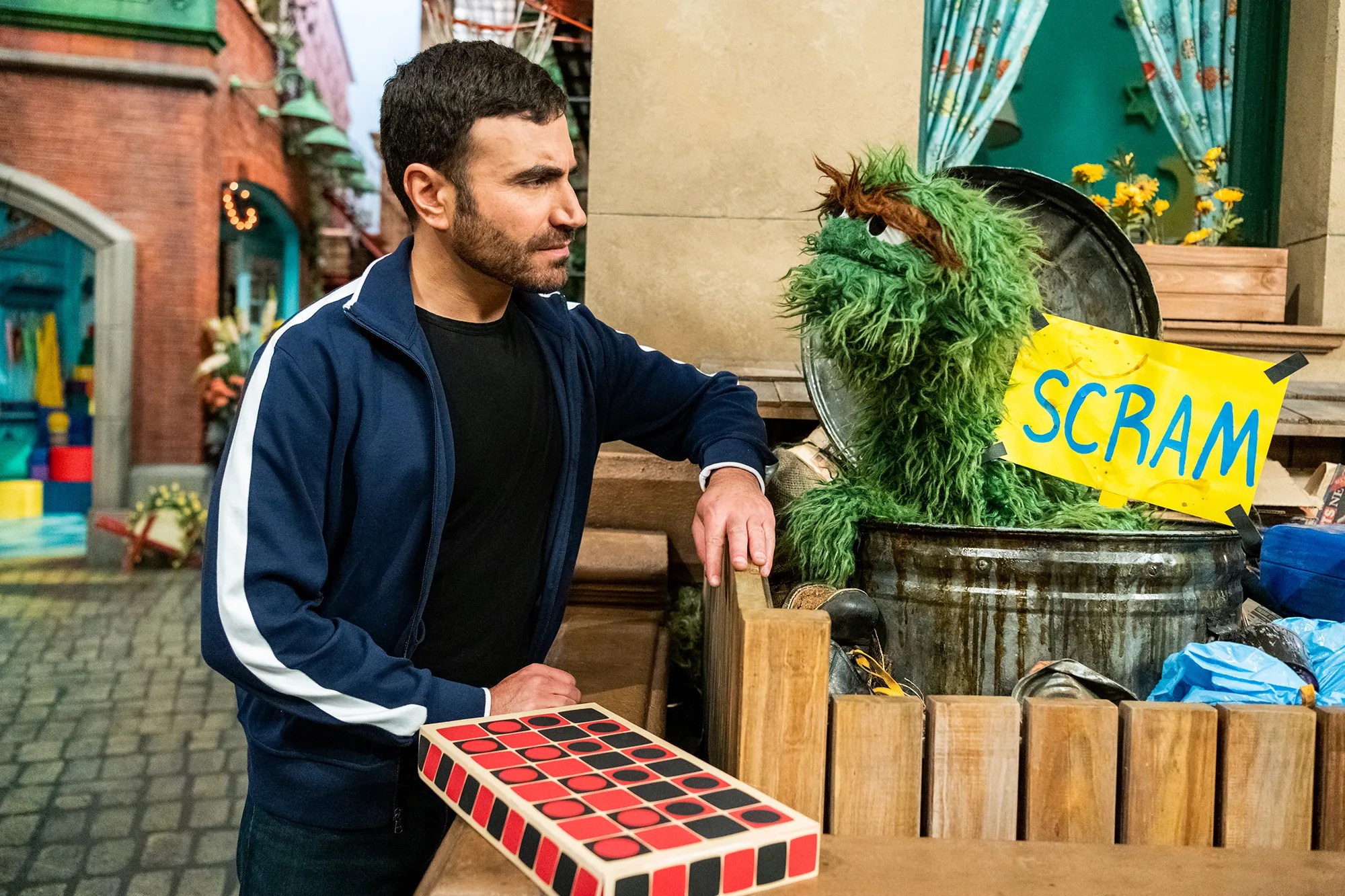 Brett Goldstein meets his match in a Sesame Street guest appearance