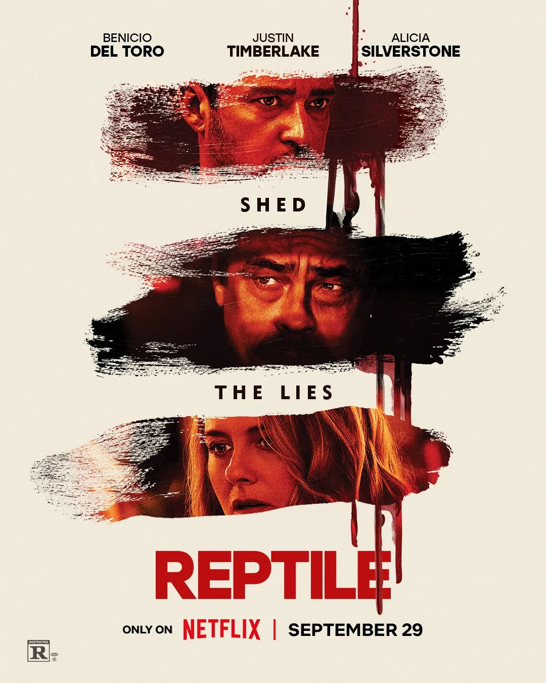 'Reptile' Poster — Benicio Del Toro & Alicia Silverstone Set Eyes on a