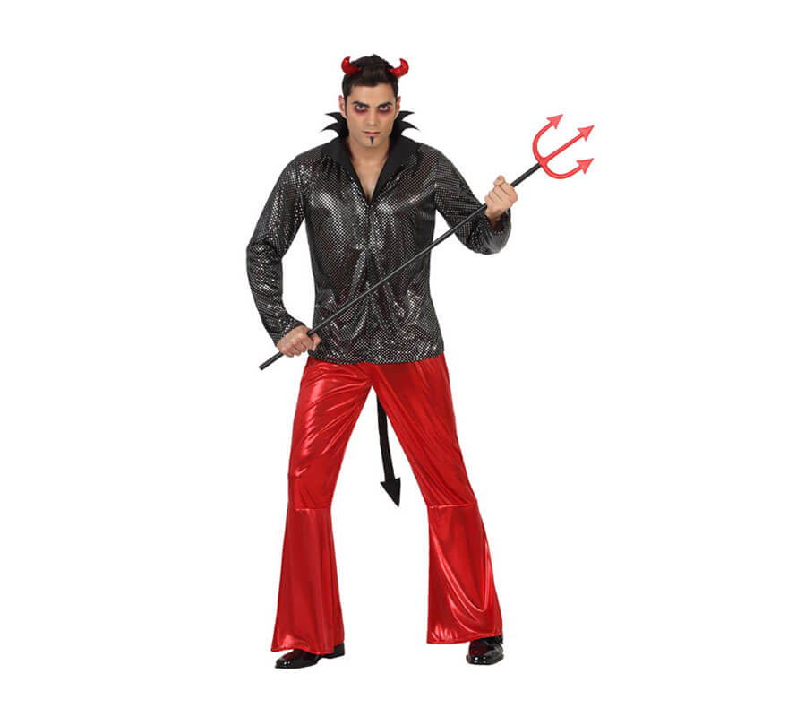 Disfraz para hombre de Demonio Disco de Halloween