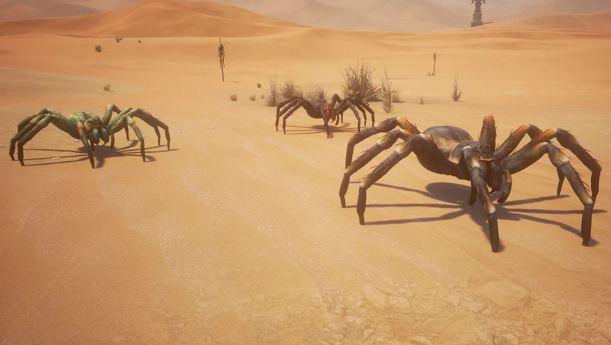 Conan Exiles Gets New Screenshots Showing Giant Spiders Aplenty