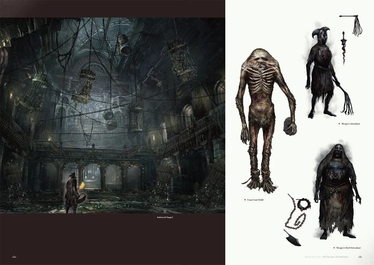 Some Beastly Pages Get Revealed from the Official Bloodborne Art Book