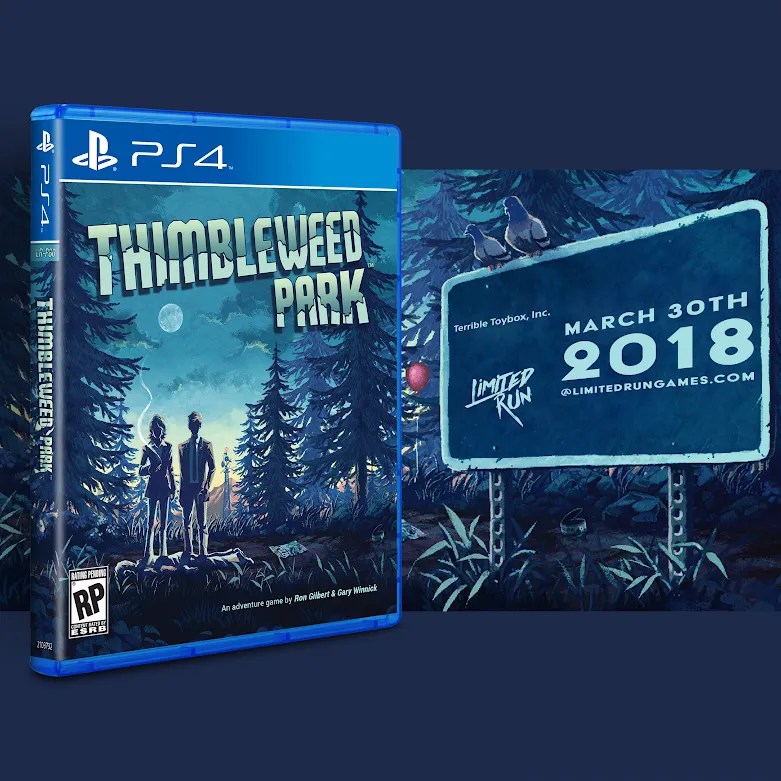 Thimbleweed Park Getting Physical Release on PlayStation 4 and Switch