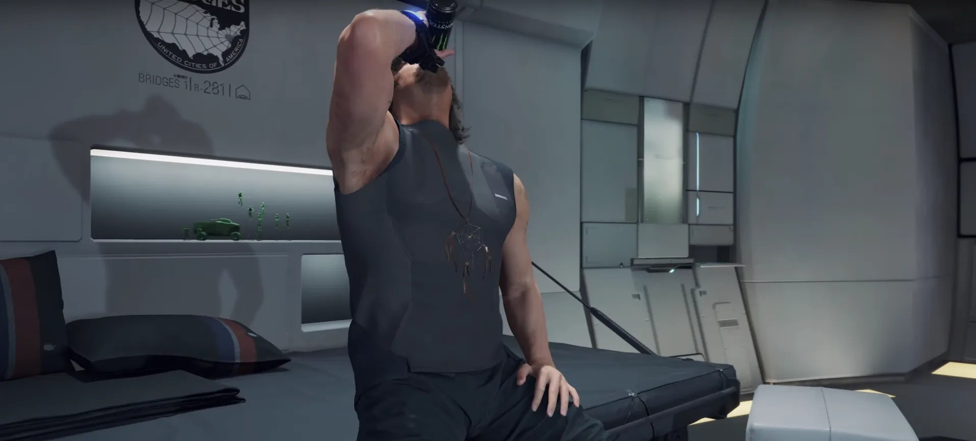 Death Stranding's InGame Monster Energy Drink Marketing Definitely